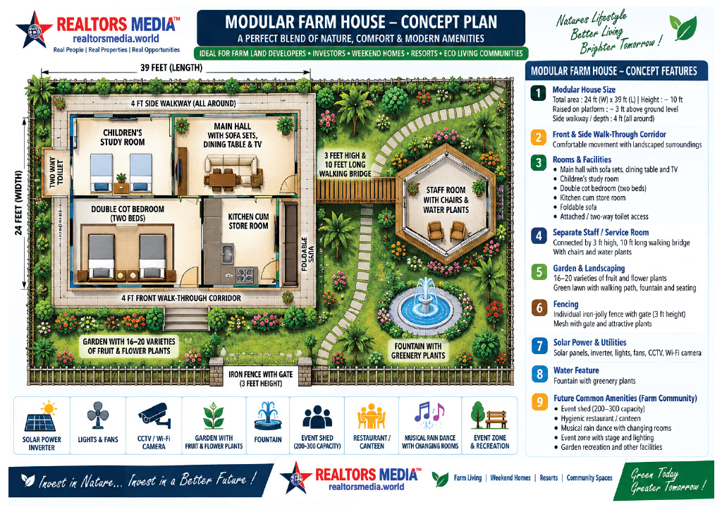 Modular Farm House – Concept Plan
