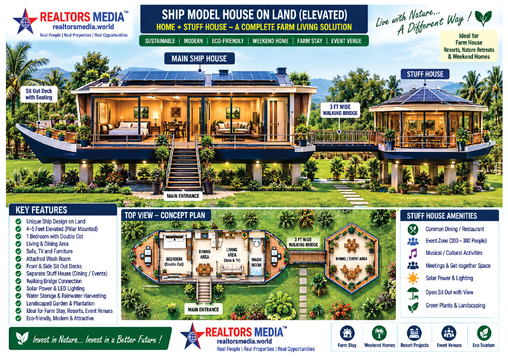 Ship Model House on Land (Elevated)