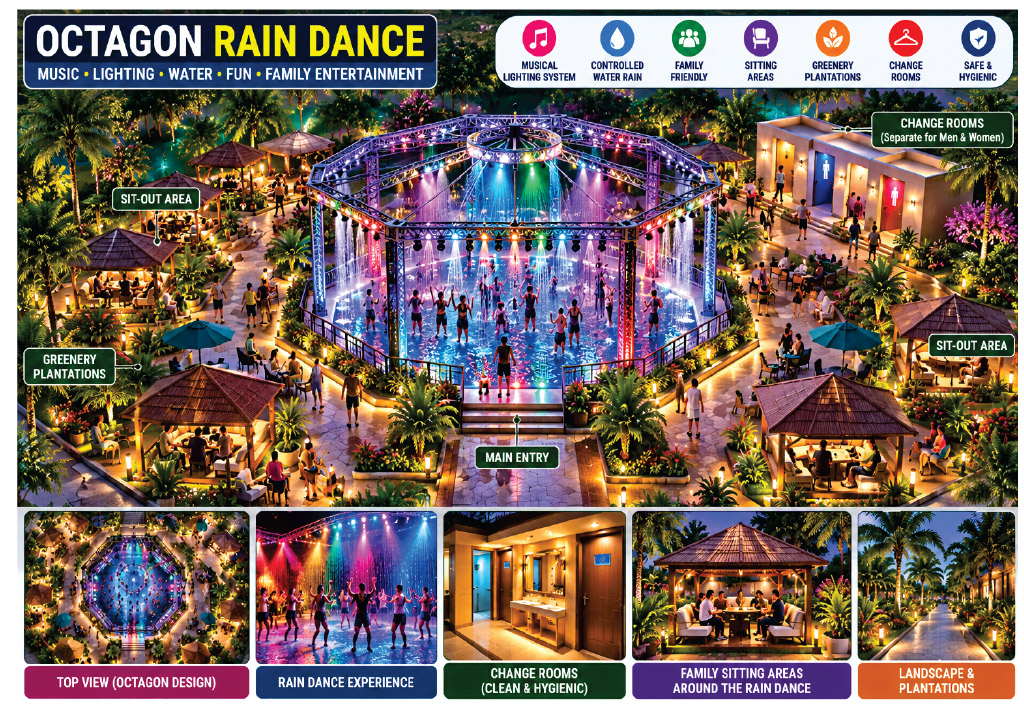 Octagon Rain Dance